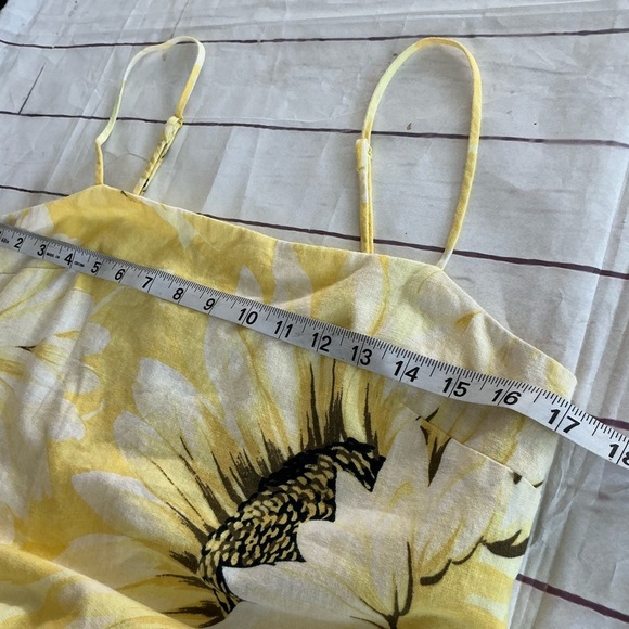 H&M Yellow Strapless Sheath Dress for Weddings - Picture 4 of 10